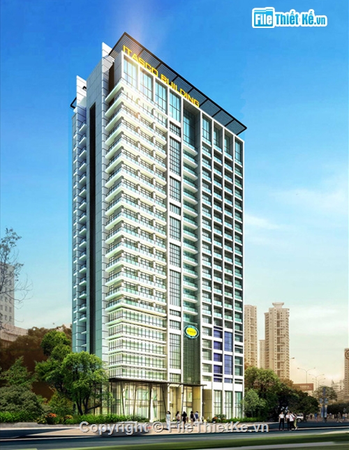 thiết kế Itasco Tower,Hồ sơ thiết kế,File thiết kế,25 tầng nổi + 3 tầng hầm